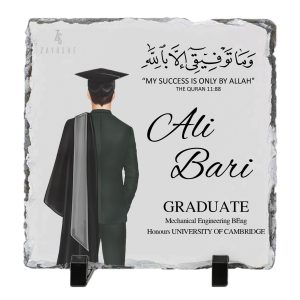 Personalized Graduation Rock Slate Frame For Him