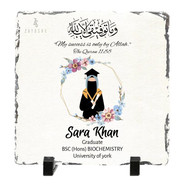 Personalized Graduation Rock Slate for Girls