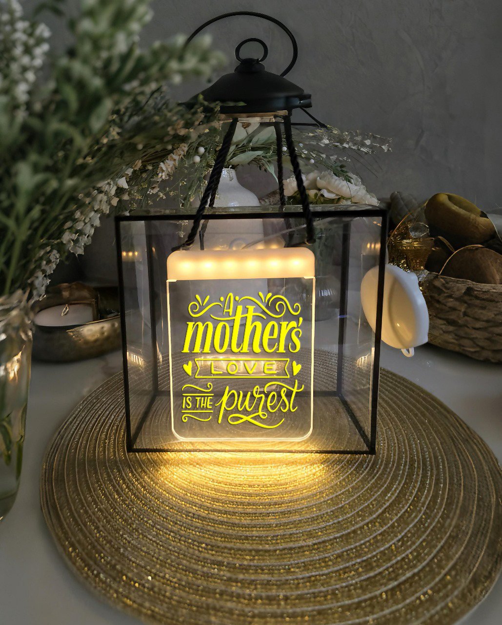 Mother’s Day Acrylic Lantern LED Light Gift Hamper - Gift Sets gift from ZAYOSHE in Maleha Street, Sharjah, UAE - image 4