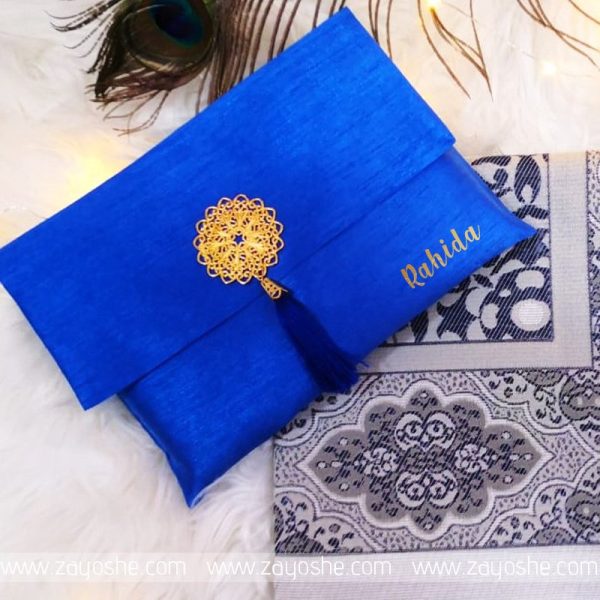 Prayer Rug With Pouch - Blue