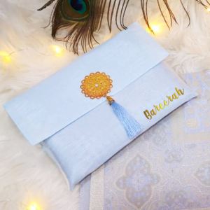 Prayer Rug With Pouch - Light Blue