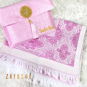 Prayer Rug With Pouch - Dark Pink