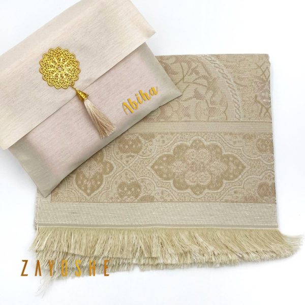 Prayer Rug With Pouch - Creme