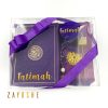Premium Personalized Islamic Gift Set - Dark Purple