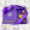 Premium Personalized Islamic Gift Set - Dark Purple