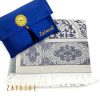 Prayer Rug With Pouch - Midnight Blue