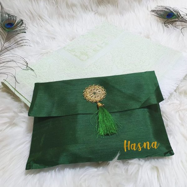 Prayer Rug With Pouch - Green