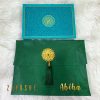 Rainbow Quran With Pouch - Green