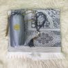 Prayer Rug With Pouch And Matching Tasbeeh - Grey
