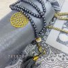 Prayer Rug With Pouch And Matching Tasbeeh - Grey