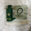 Prayer Rug With Pouch And Matching Tasbeeh - Green