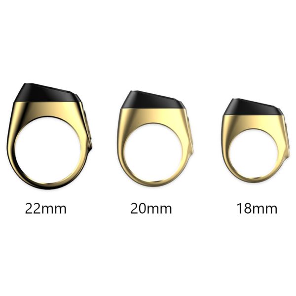 iQIBLA - Smart Tasbih Zikr Ring - Bright Gold