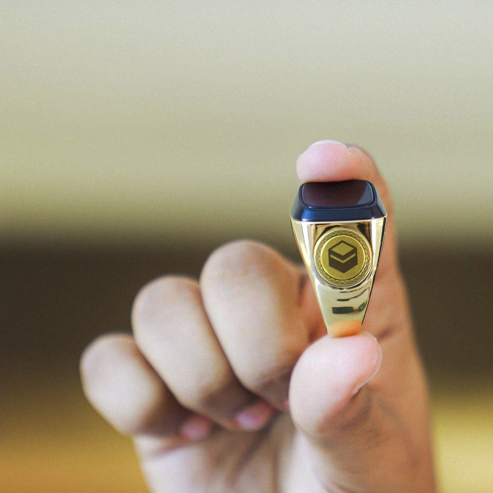 iQIBLA – Smart Tasbih Zikr Ring – Bright Gold - Gifts gift from ZAYOSHE in Maleha Street, Sharjah, UAE - image 5