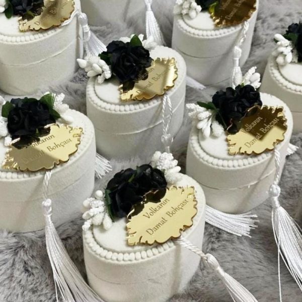 Wedding Tasbeeh With Personalized Floral Case