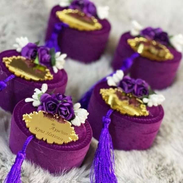 Wedding Tasbeeh With Personalized Floral Case