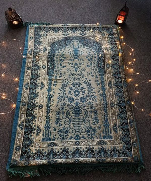 Sundus Comfortable Prayer Mat-Turquoise