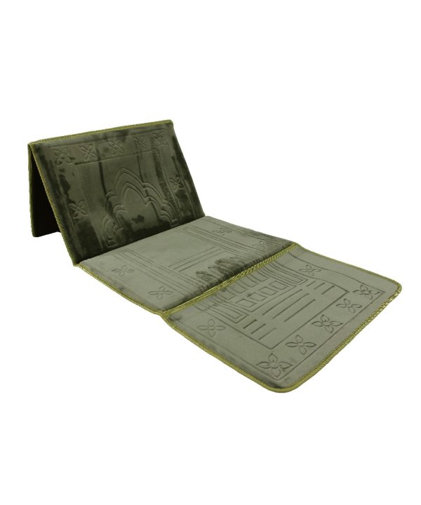 Sundus Most Useful Foldable Prayer Mat-Green