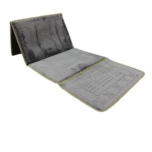 Sundus Most Useful Foldable Prayer Mat-Light Grey