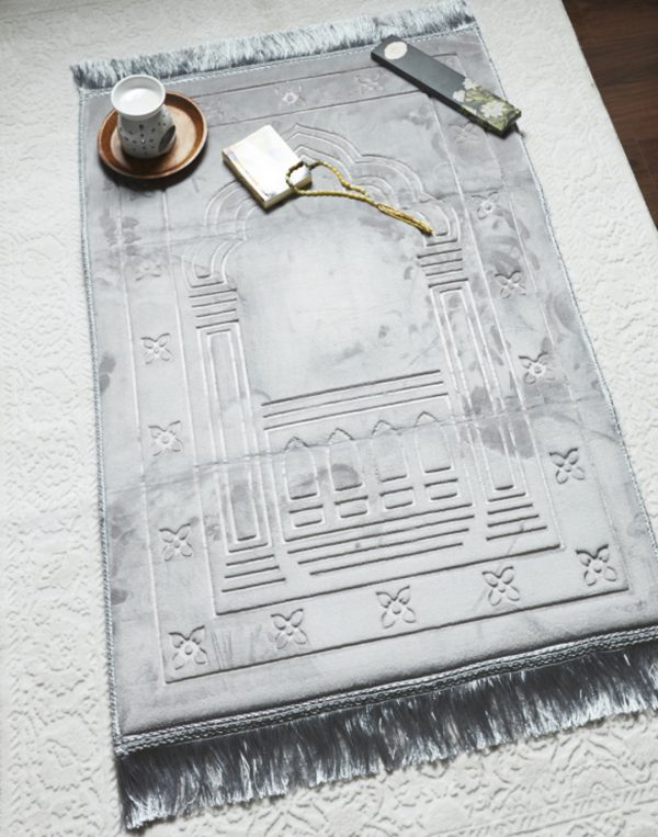 Sundus Innovative Prayer Mat Grey