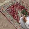Sundus Madinah Prayer Mat - Red