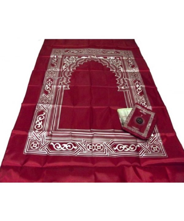 Travel Prayer Rug with Compass