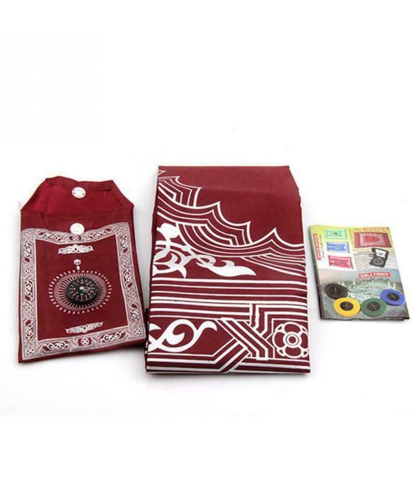 Travel Prayer Rug with Compass