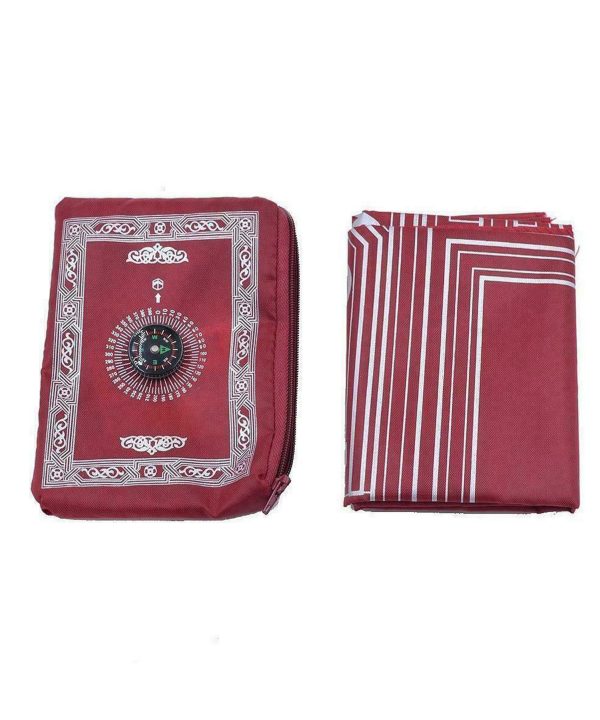 Travel Prayer Rug with Compass