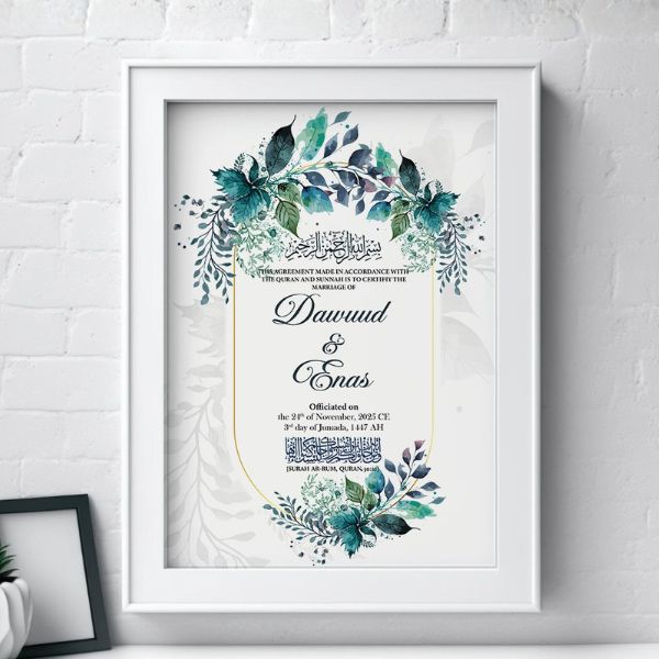 Customized Couple Wedding Frame