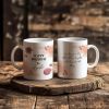 Personalized Floral birthday mug