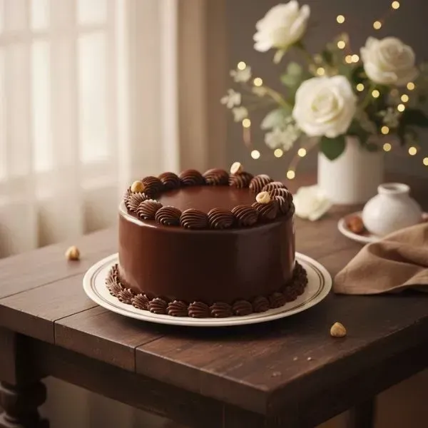 Chocolate Sponge Cake with Ganache (3) Chocolate Sponge Cake with Ganache