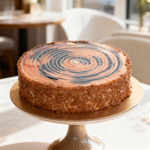 Chocolate Sponge Cake with Jelly