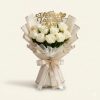 Classic White Rose Bouquet