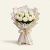 Classic White Rose Bouquet