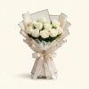 Classic White Rose Bouquet