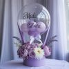 Custom Lavender Wedding Balloon Gift