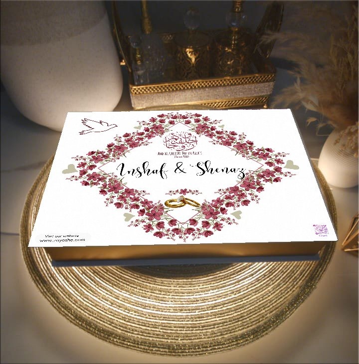 Customised Wedding chocolate boxes