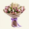 Elegant Blush Pink Tulip Flower Bouquet