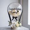Graduation Congrats Balloon with Floral Base