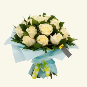 Luxury White Roses Gift Bouquet