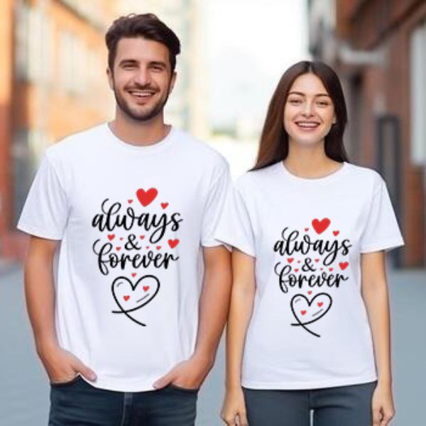Matching Valentine’s Day T-Shirts for Couples