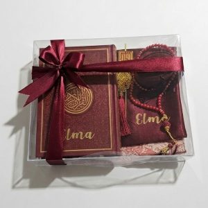 Personalized-Islamic-Maroon-Gift-Set-1