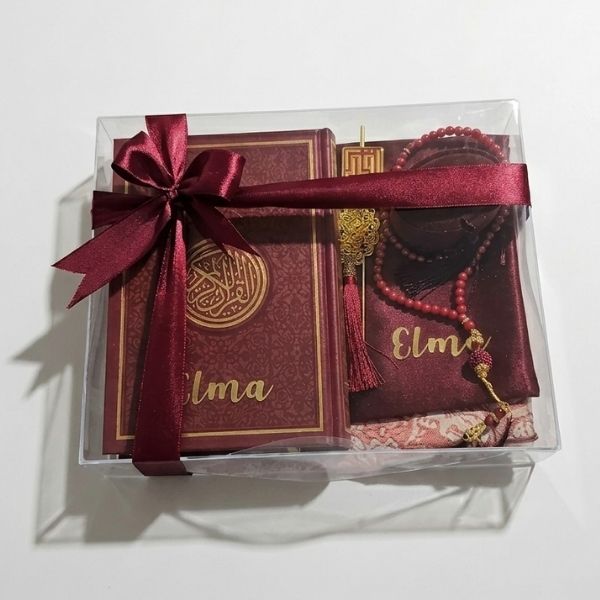 Personalized-Islamic-Maroon-Gift-Set-1
