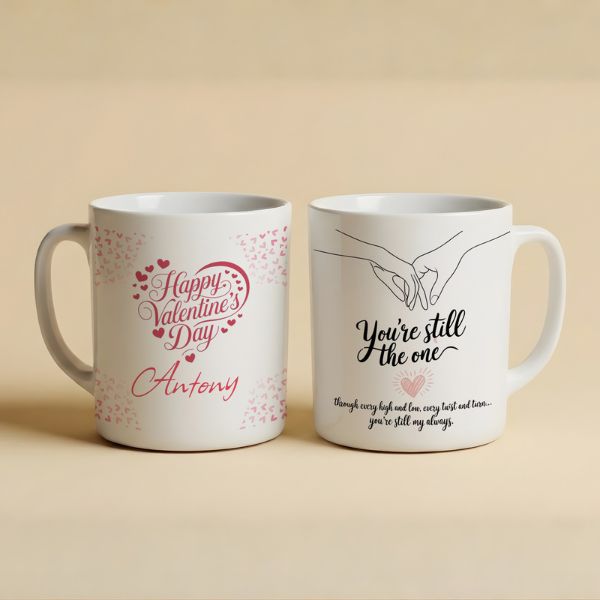 Personalized Valentine’s Day Mug for Couples