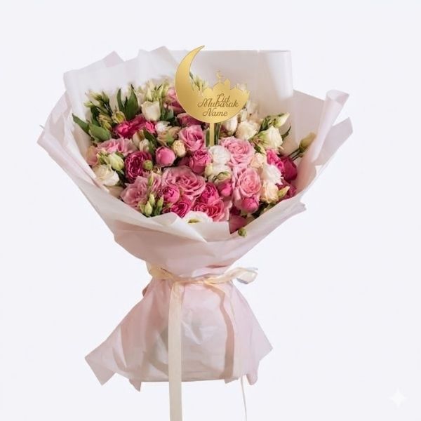 Premium Pink Mixed Roses Bouquet