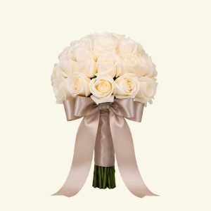 Pure White Bloom Rose Bouquet