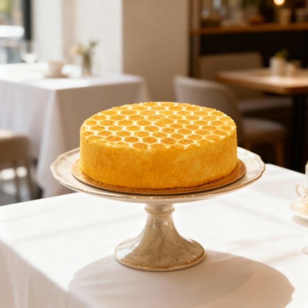 Soft Honey Sponge Cake