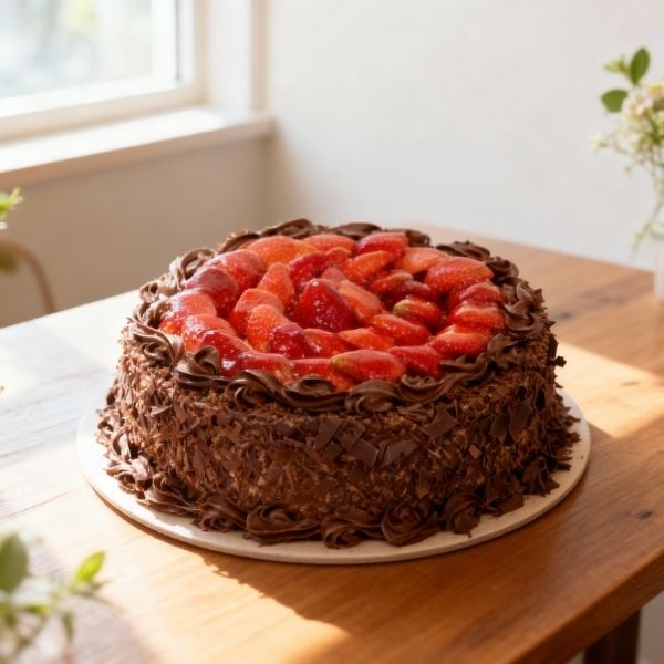 Strawberry Chocolate Cake