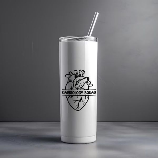 Cardiology Squad 20oz Insulated Travel Tumbler