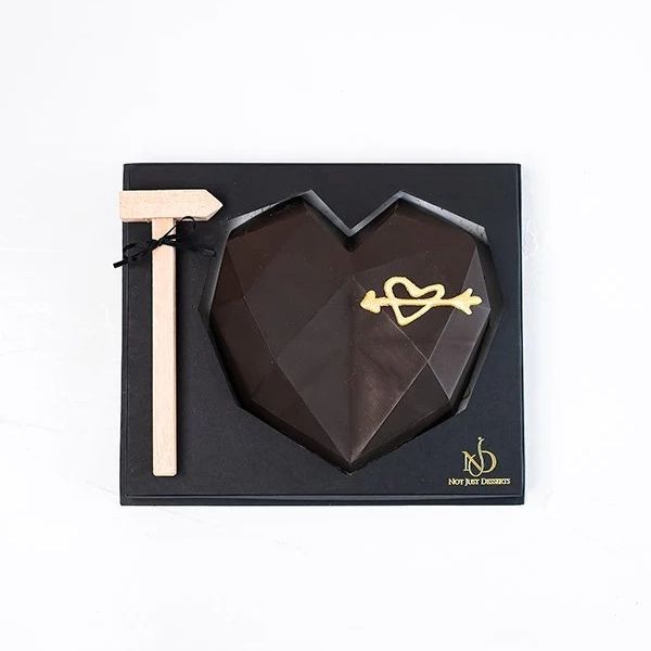 Dark Chocolate Smash Heart (3) Dark Chocolate Smash Heart