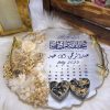 Handmade Personalized Resin Wedding Calendar Display